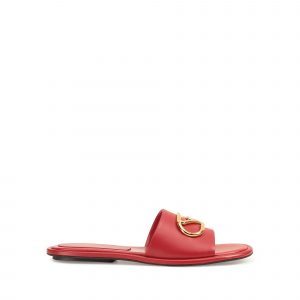 Sergio Rossi Surge Slide - Lipstick