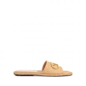 Sergio Rossi Surge Slide - Straw