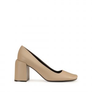 Sergio Rossi Convex Pump - Clay