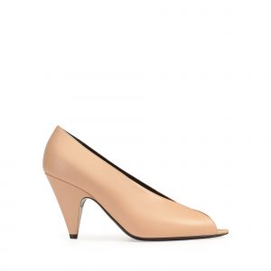 Sergio Rossi Beak Peep Toe Pump - Slipper