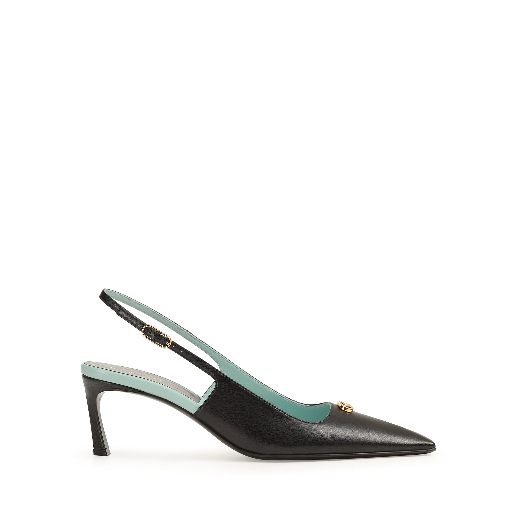 Sergio Rossi Surge Slingback - Black