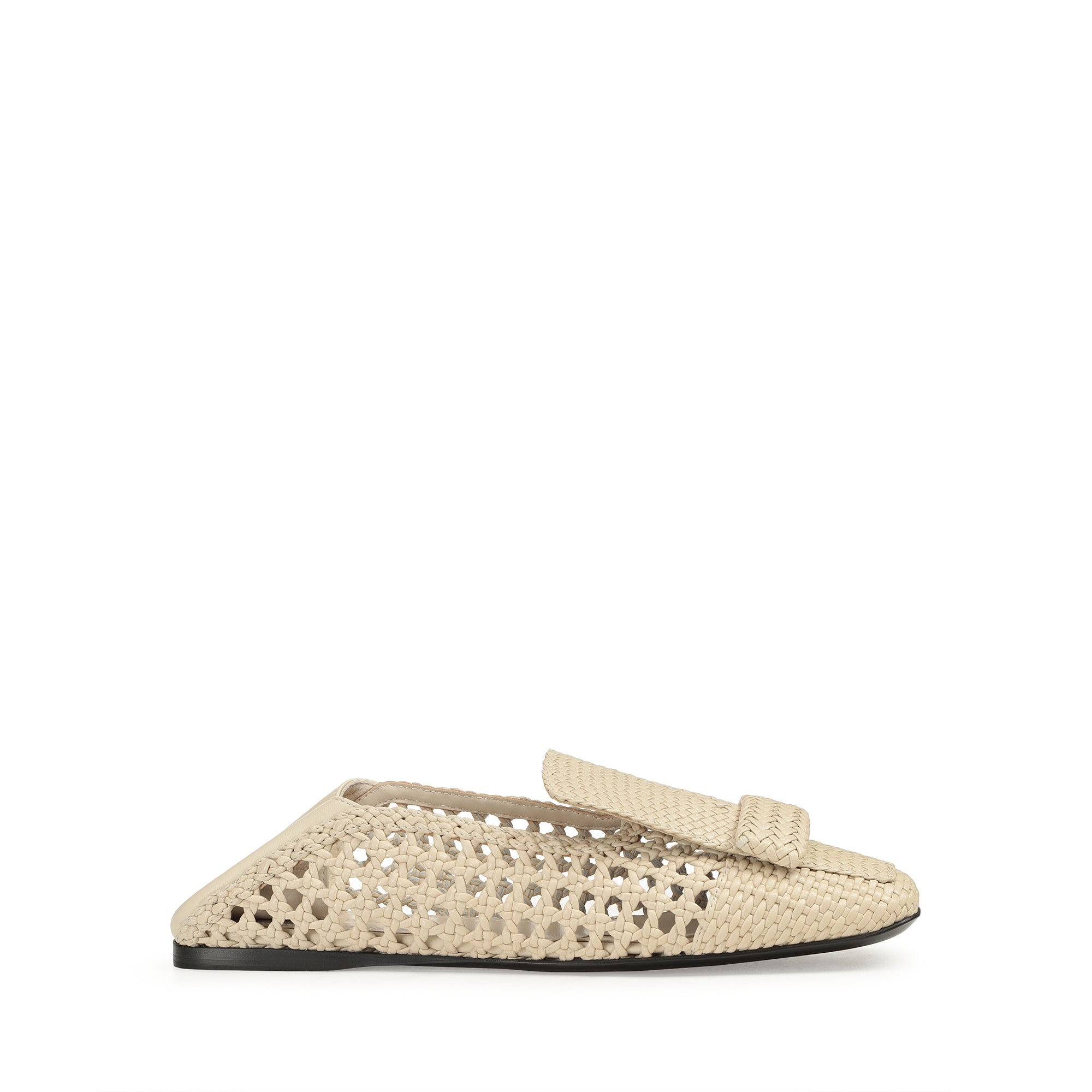 Sergio Rossi sr1 Braid Slipper - Parchment