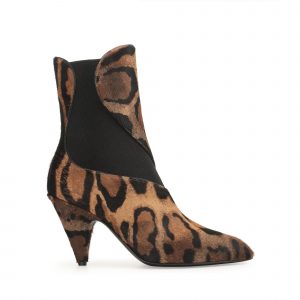 Sergio Rossi Tensile Bootie - Leopard