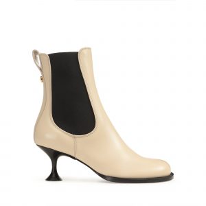 Sergio Rossi Orb Bootie - Parchment