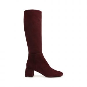 Sergio Rossi Convex Boot - Wine