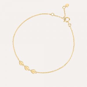 Dinny Hall Folded Heart Trio Bracelet