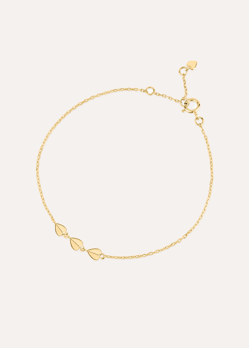 Dinny Hall Folded Heart Trio Bracelet