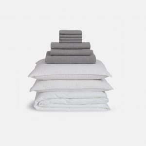 Brooklinen Heathered Cashmere Bedding Move-In Bundle