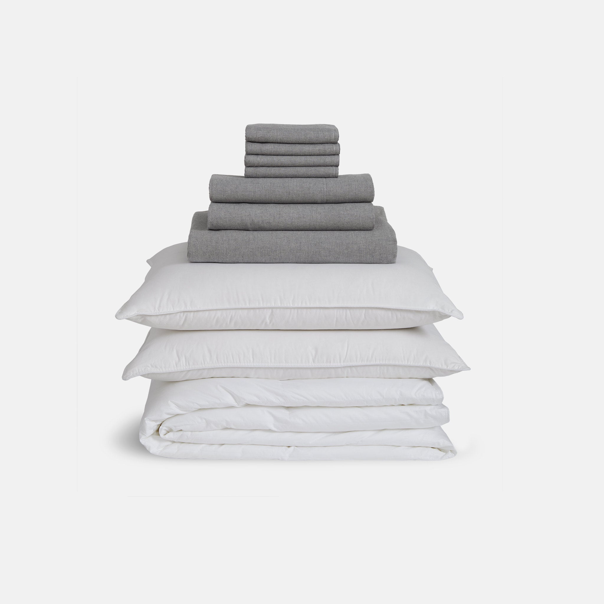 Brooklinen Heathered Cashmere Bedding Move-In Bundle