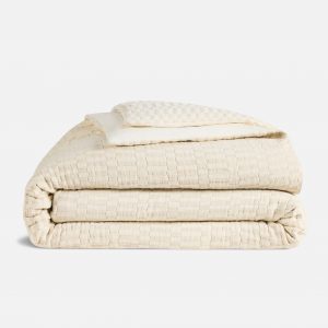 Brooklinen Woven Checkerboard Duvet Cover