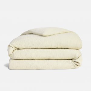 Brooklinen Breezeweave Crinkle Cotton Duvet Cover