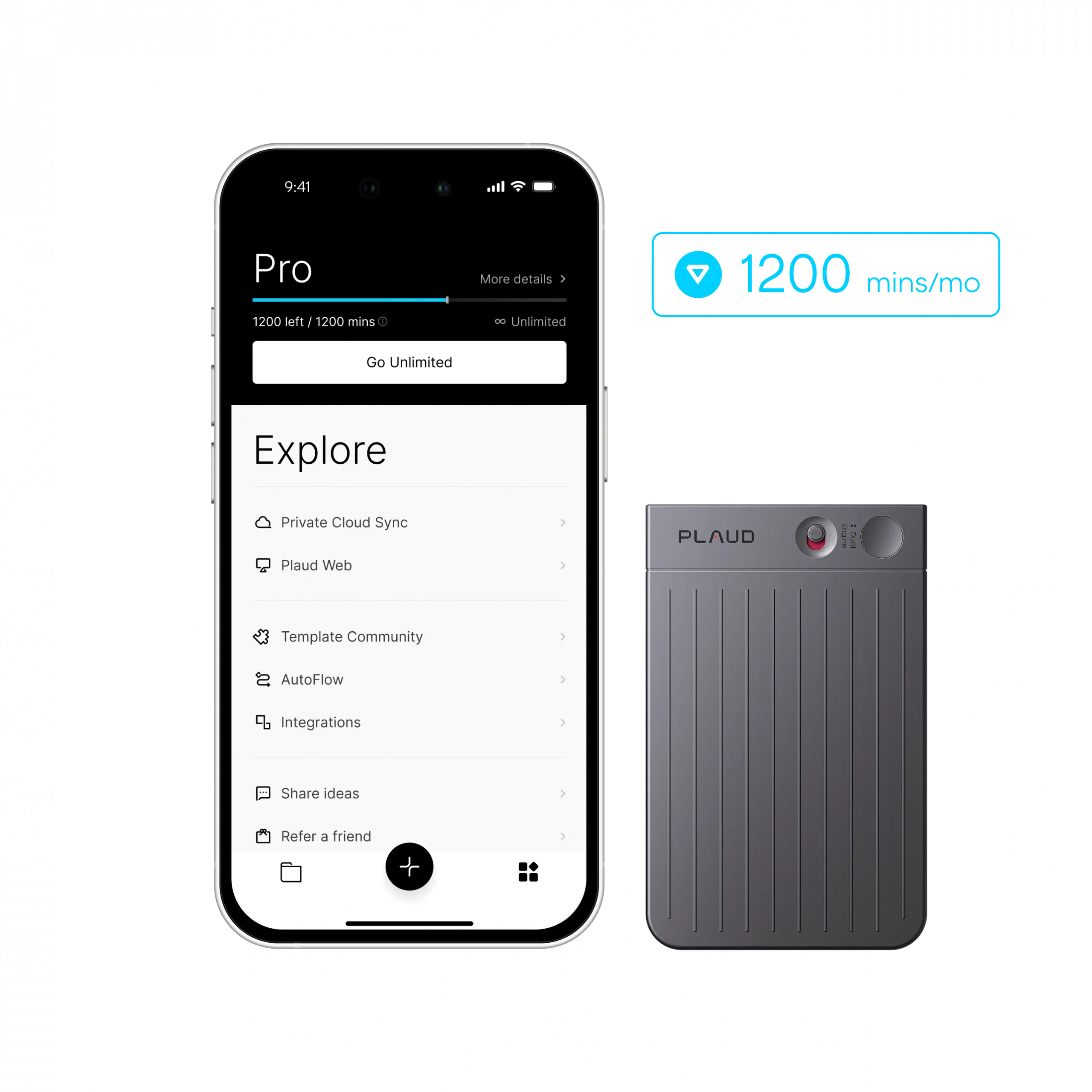 Plaud Note & AI Annual Pro Plan
