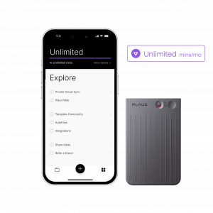 Plaud Note & AI Annual Unlimited Plan