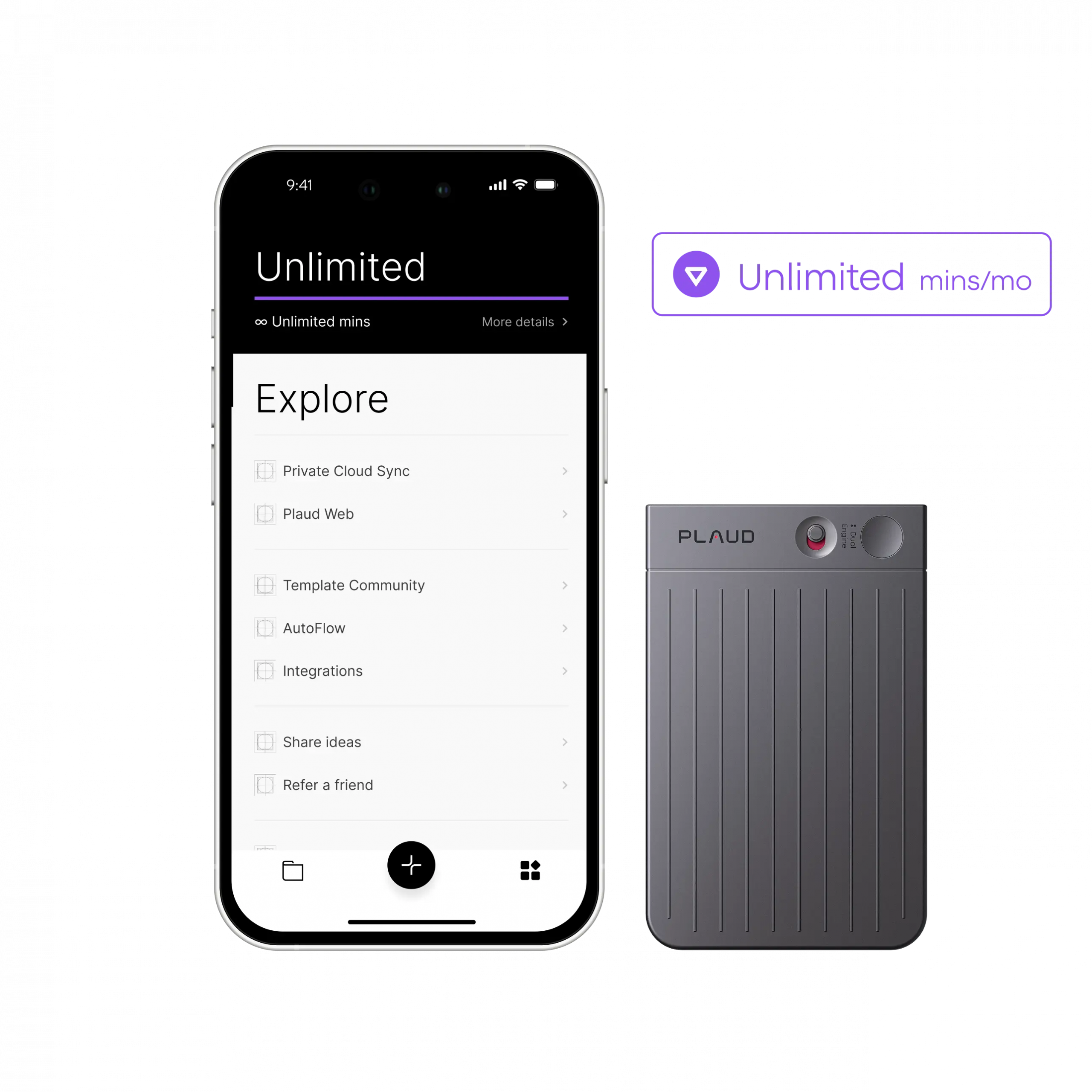 Plaud Note & AI Annual Unlimited Plan