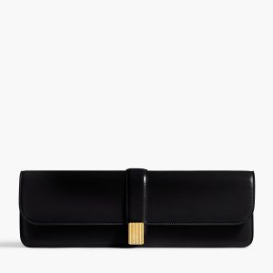 Khaite Blake Long Clutch in Black