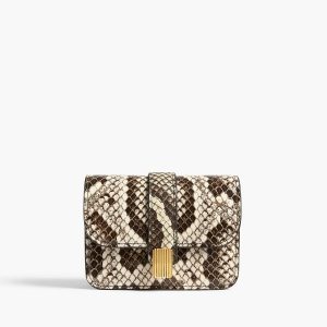 Khaite Blake Nano Bag in Natural Python