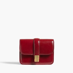 Khaite Blake Nano Bag in Oxblood