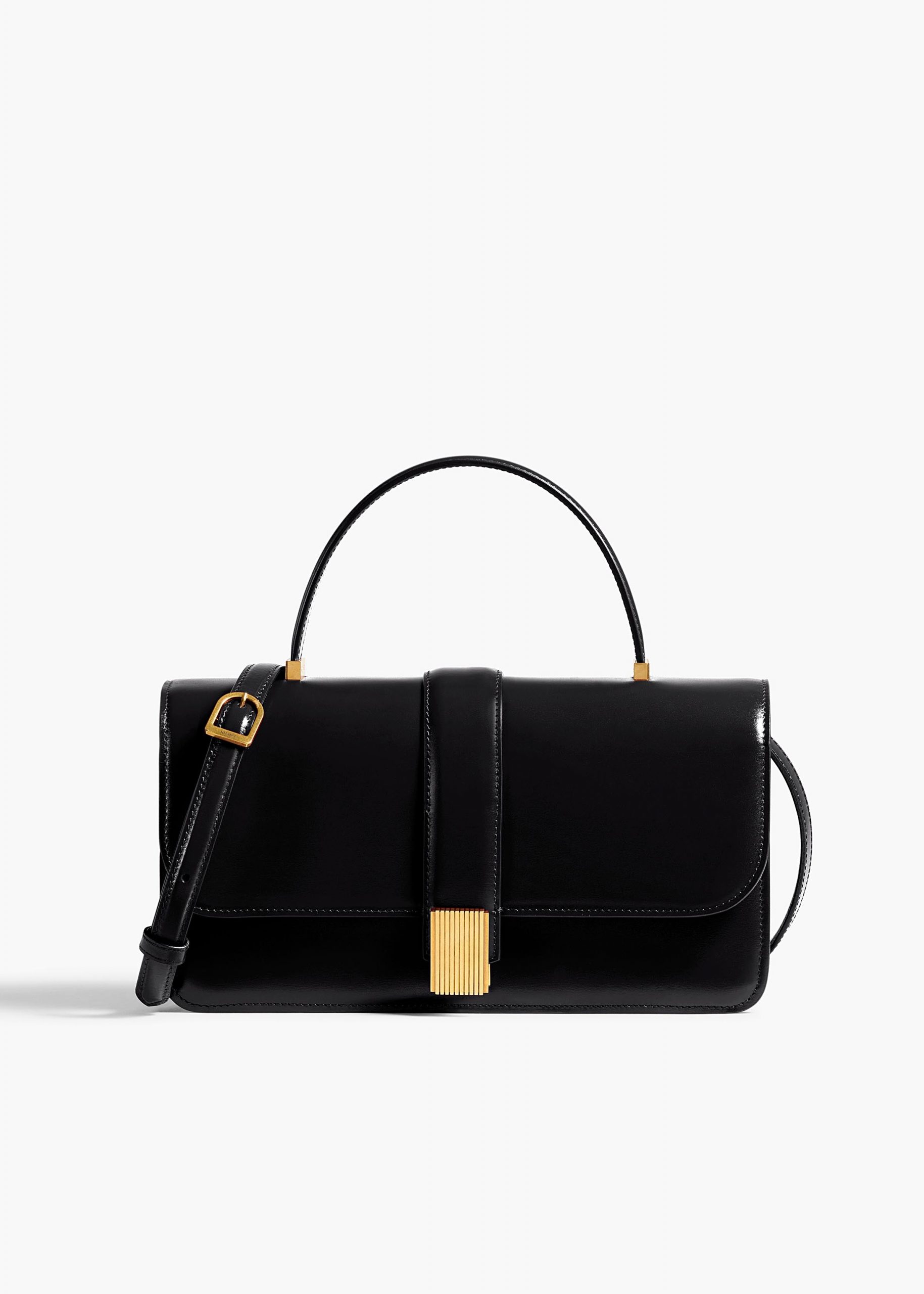 Khaite Blake Top Handle Bag in Black