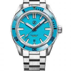 Zelos Swordfish 40mm SS 'Sky Blue'
