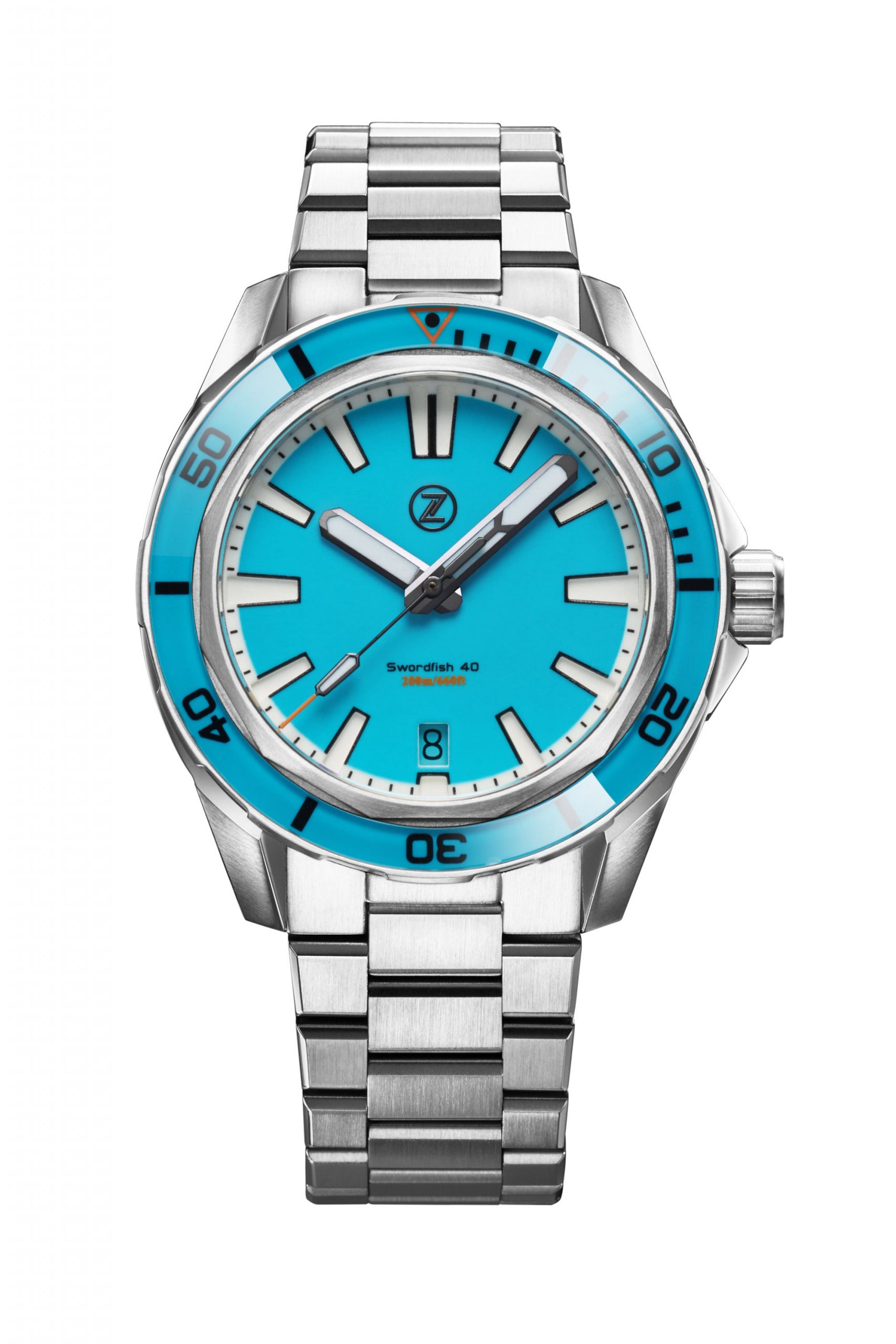 Zelos Swordfish 40mm SS 'Sky Blue'