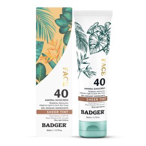 Grove Tinted Face Mineral Sunscreen, SPF 40 - Sheer Tint