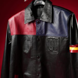 Shop Football Blaugrana Pure Leather Jacket