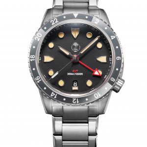 Zelos Mako 300m GMT 'Vintage Black'