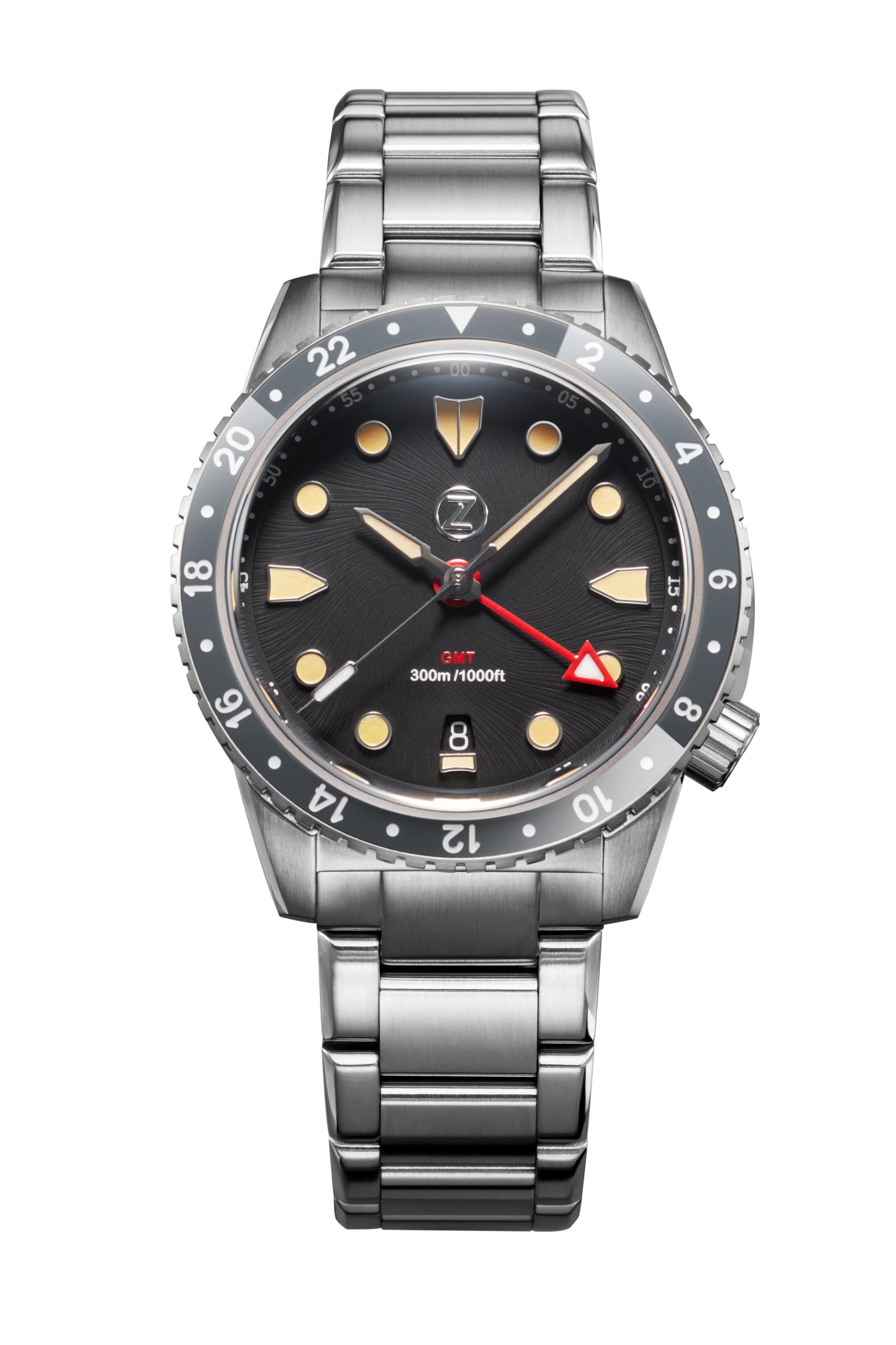 Zelos Mako 300m GMT 'Vintage Black'