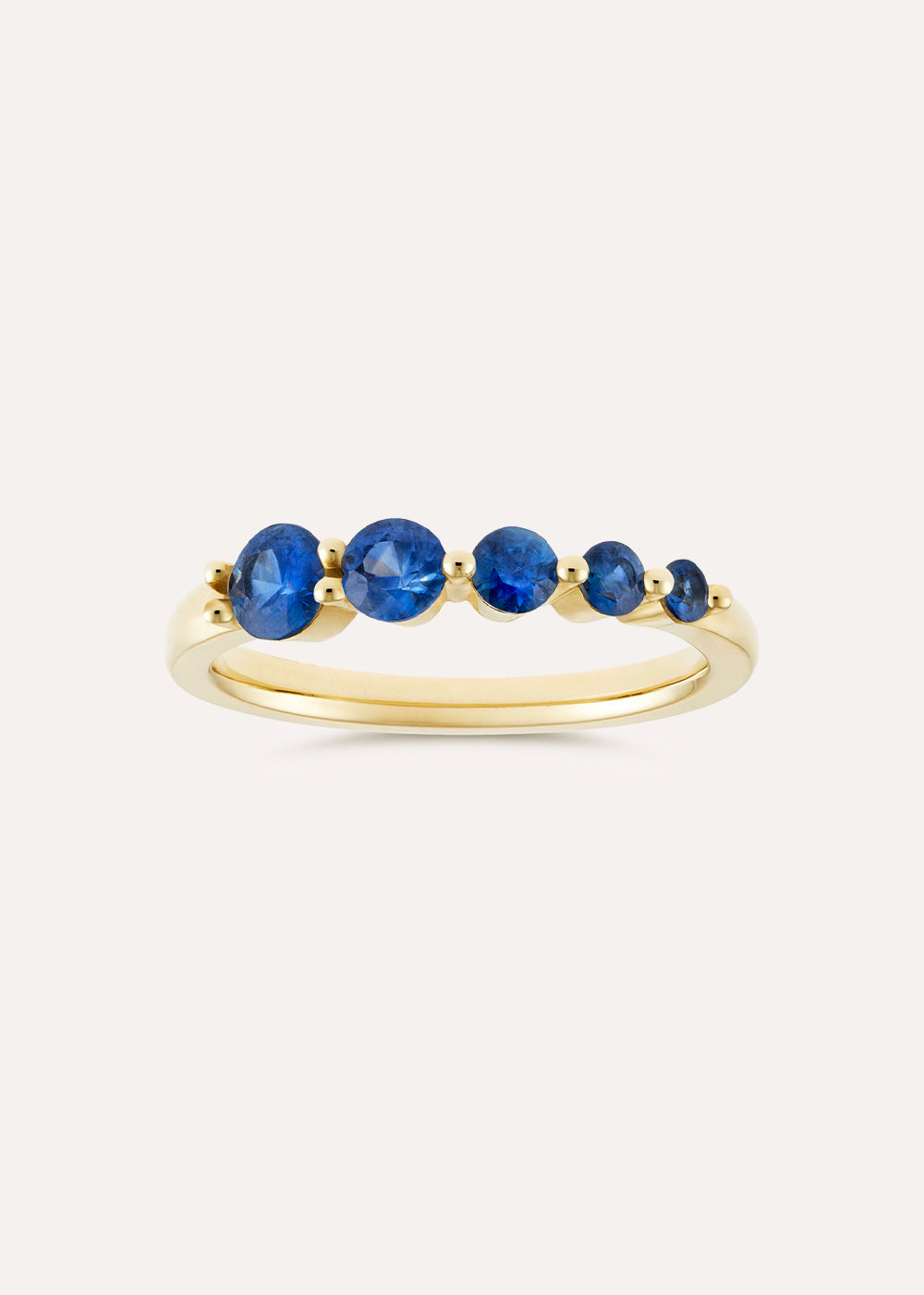 Dinny Hall Shuga Graduated Blue Sapphire Ring