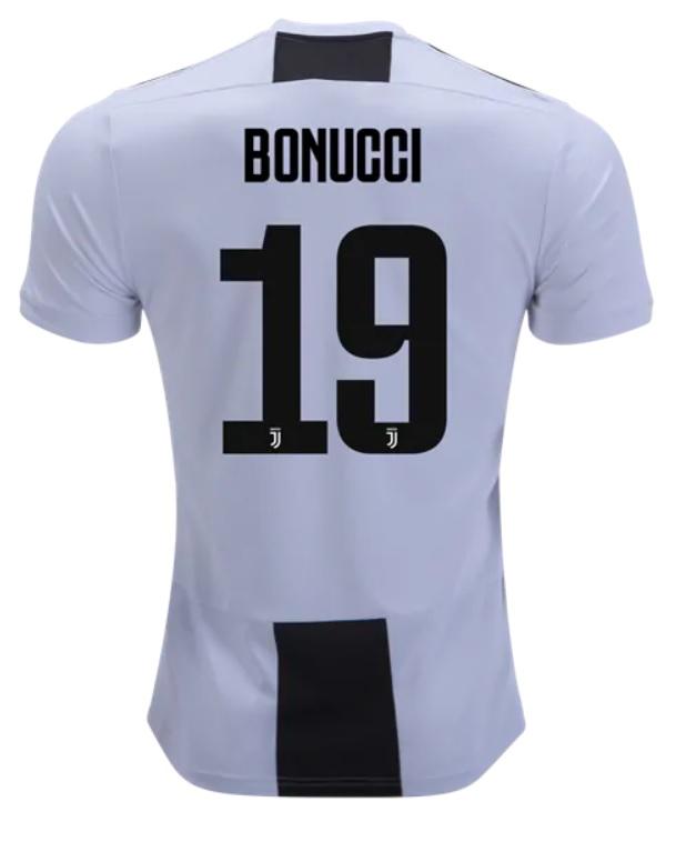 Soccer Jersey Club Bonucci Juventus 18/19 Home Jersey