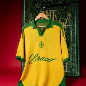 Shop Football Brazil Knit Polo