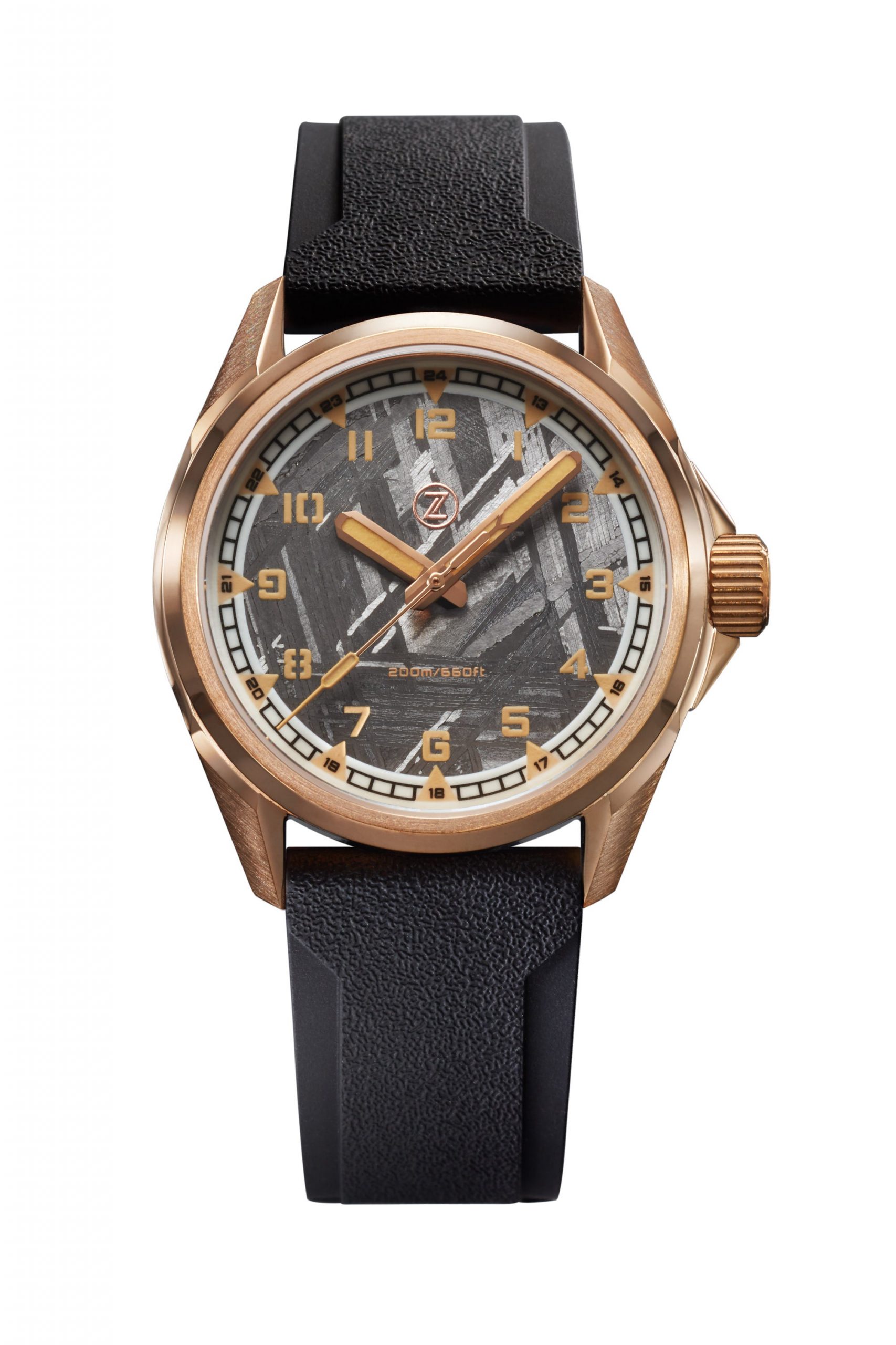 Zelos Swordfish Field 38mm Bronze Meteorite