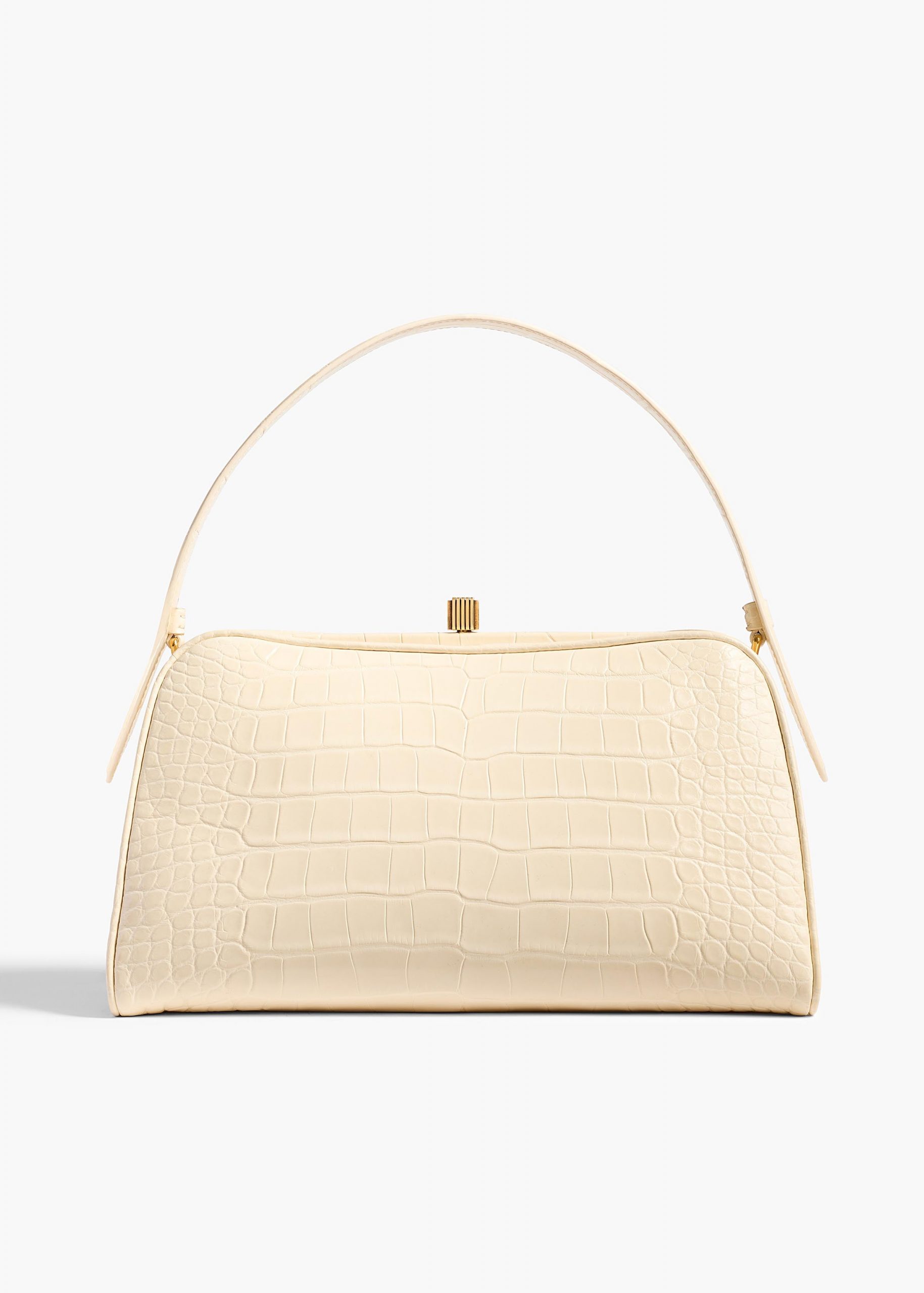 Khaite Cate Bag in Champagne Alligator