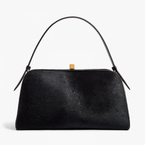 Khaite Cate Bag in Black Haircalf
