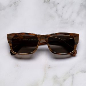 Cutler and Gross 1214 Rectangular Horn Sunglass
