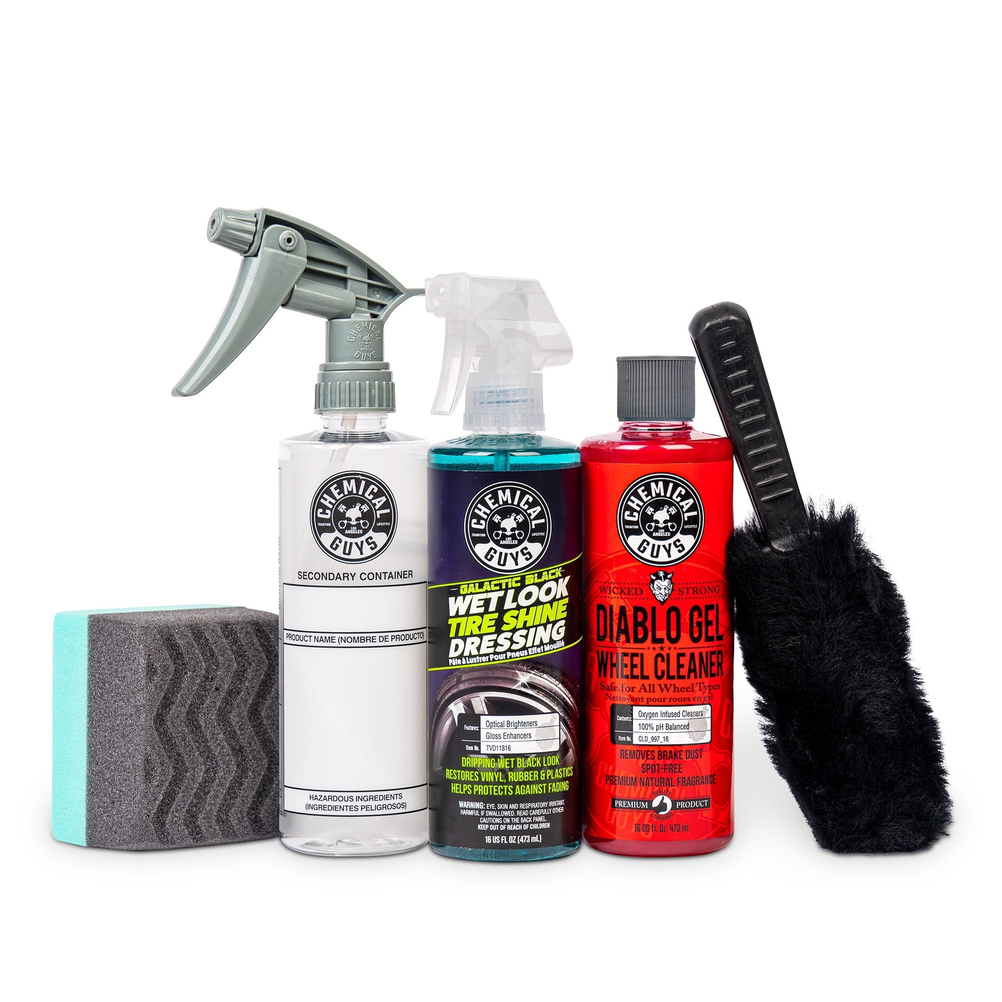 Chemical Guys The Galactic Infused Foam & Shine Tire Kit
