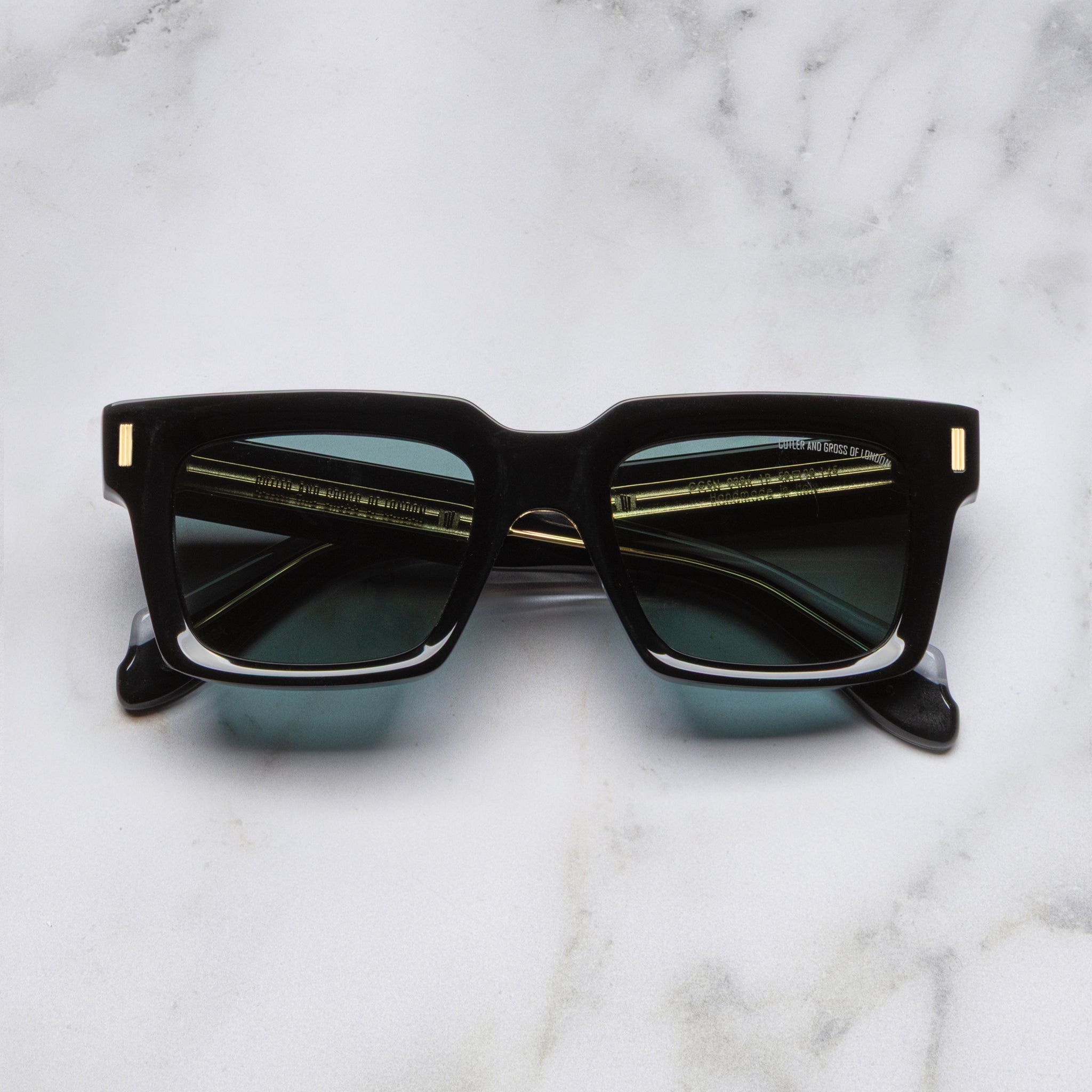 Cutler and Gross 9386 Square Polarised Sunglasses