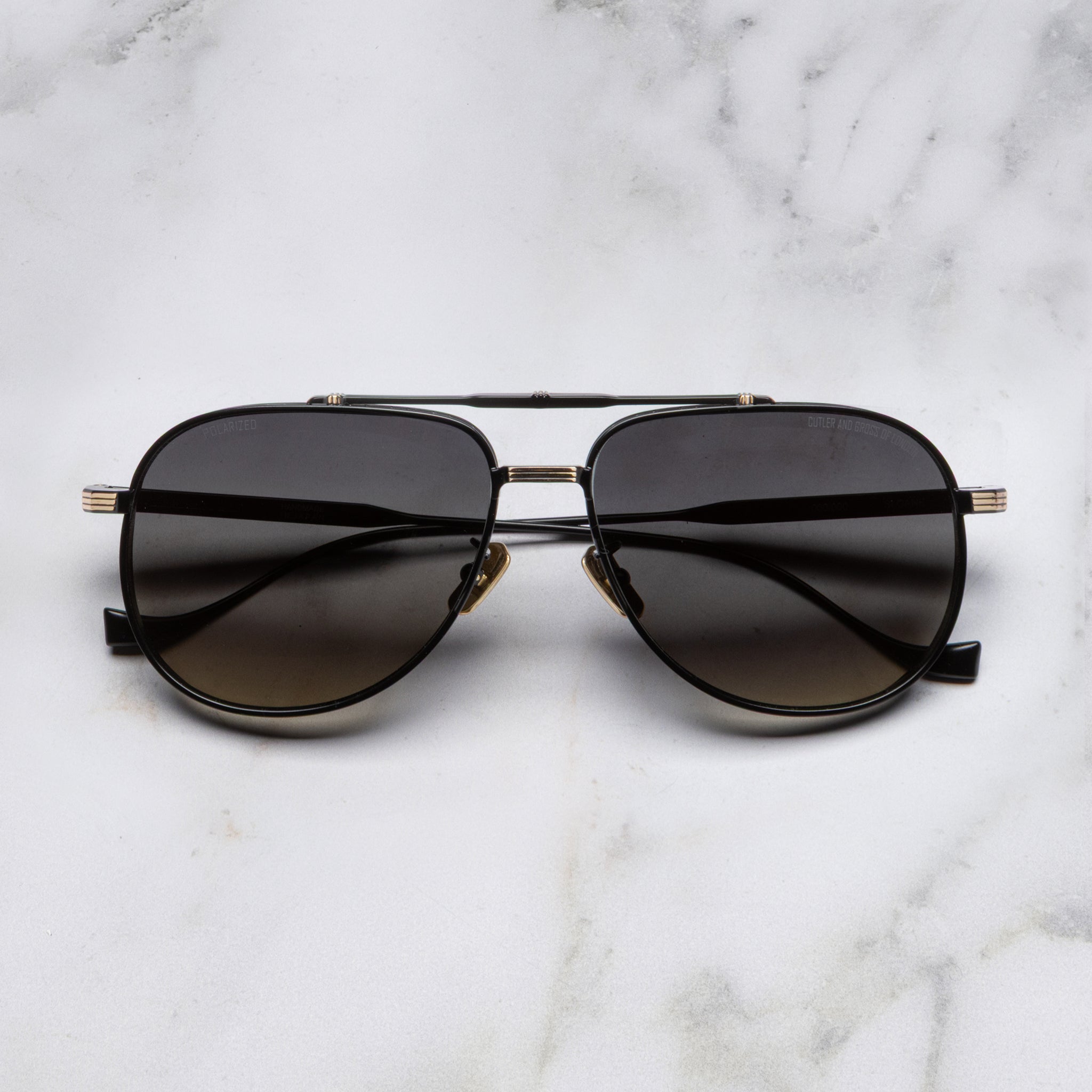 Cutler and Gross Sloane 1423 Aviator Polarised Sunglasses