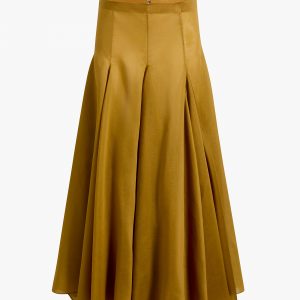 Khaite Coda Skirt in Bronze