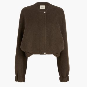 Khaite Cordan Jacket in Army Melange