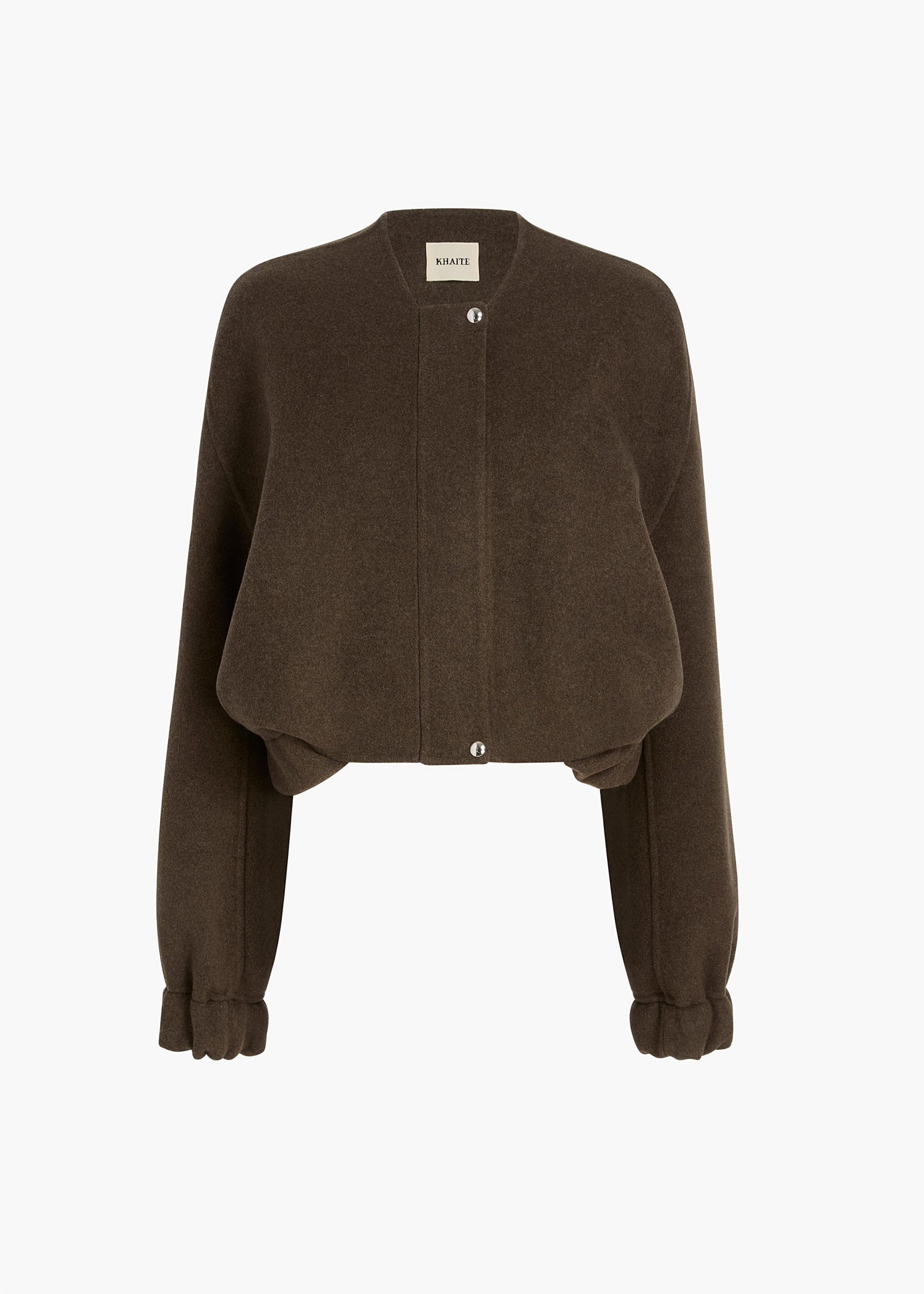 Khaite Cordan Jacket in Army Melange