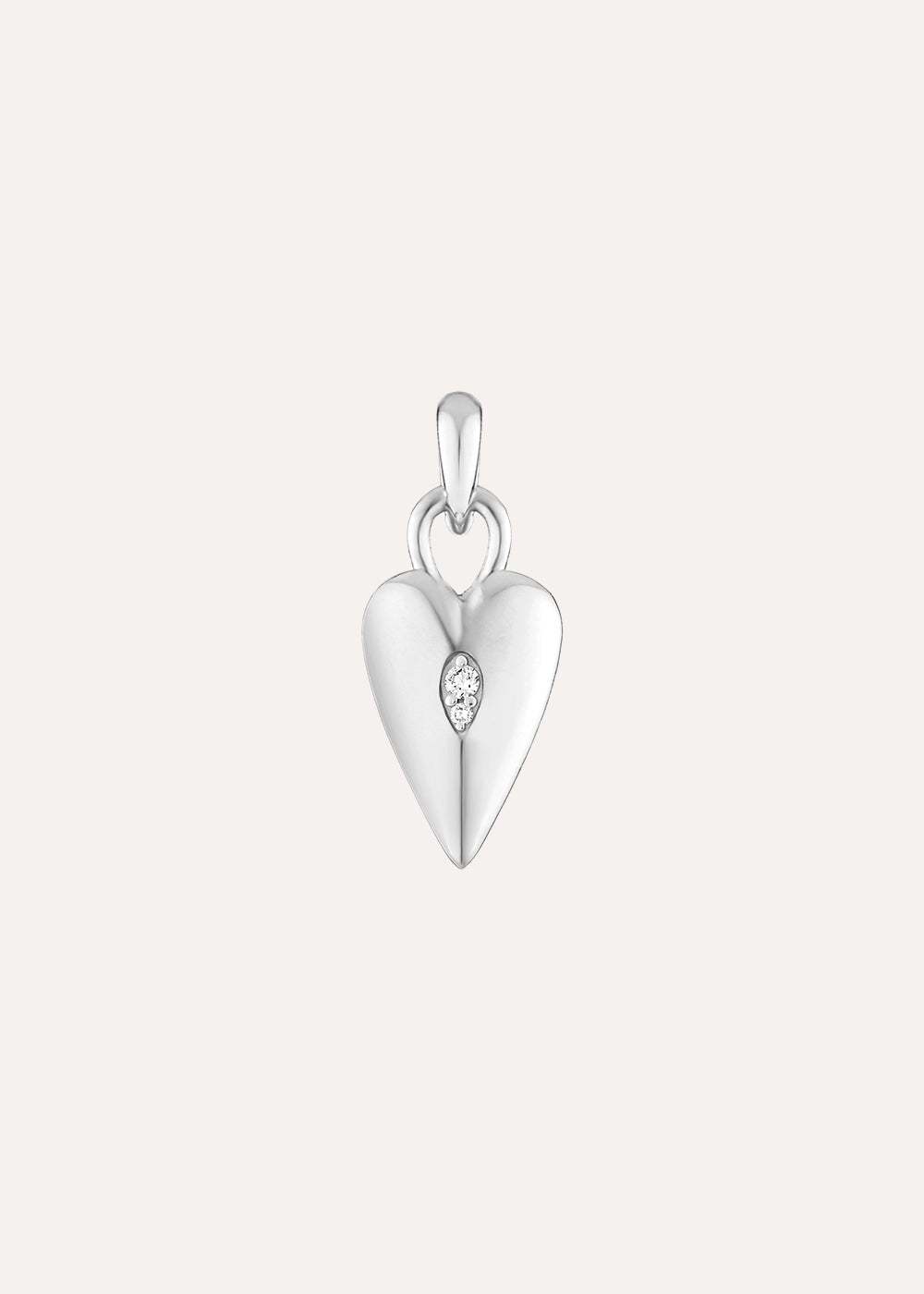 Dinny Hall My World Shield Heart Lab-Grown Diamond Charm