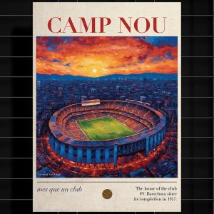 Shop Football Camp Van Gogh Poster - Poster