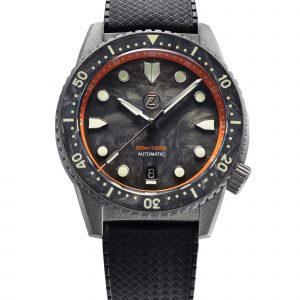 Zelos Mako 300m Diver 'Cerakote Carbon'