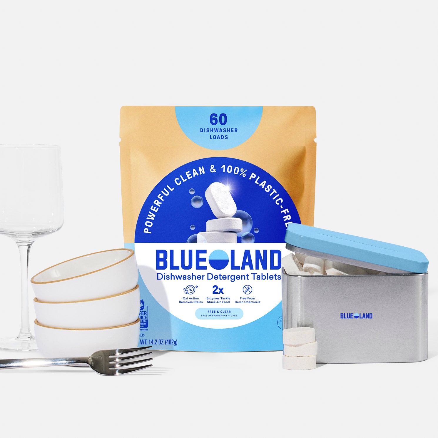Blueland Dishwasher Detergent Starter Set (Bundle)
