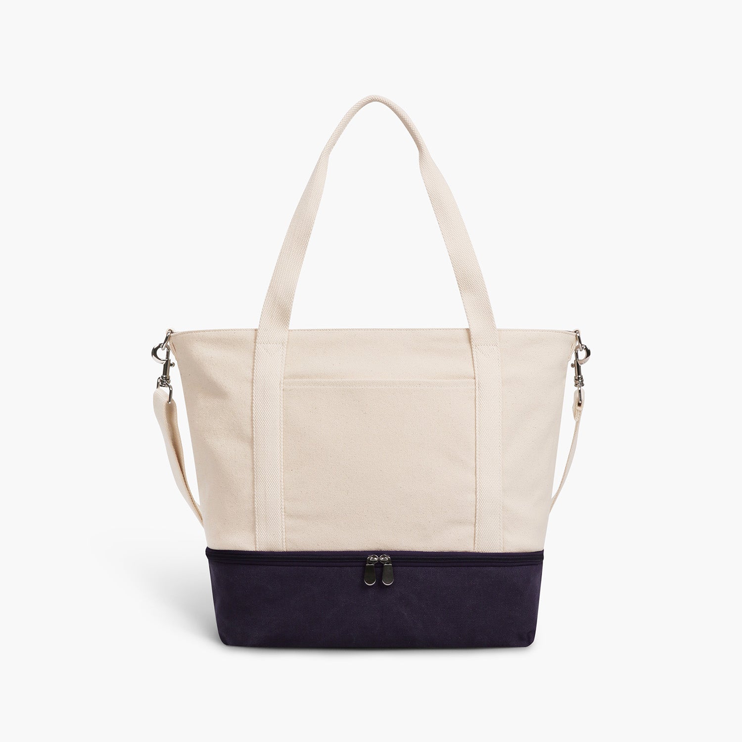 Loandsons Catalina Deluxe Tote - Eco Friendly Canvas - Deep Navy Colorblock
