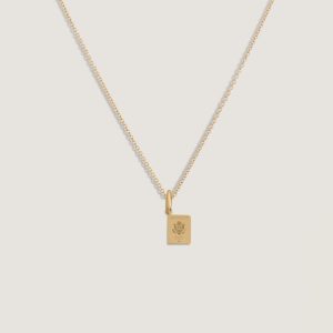 Kinn Studio Heritage Passport Charm Necklace