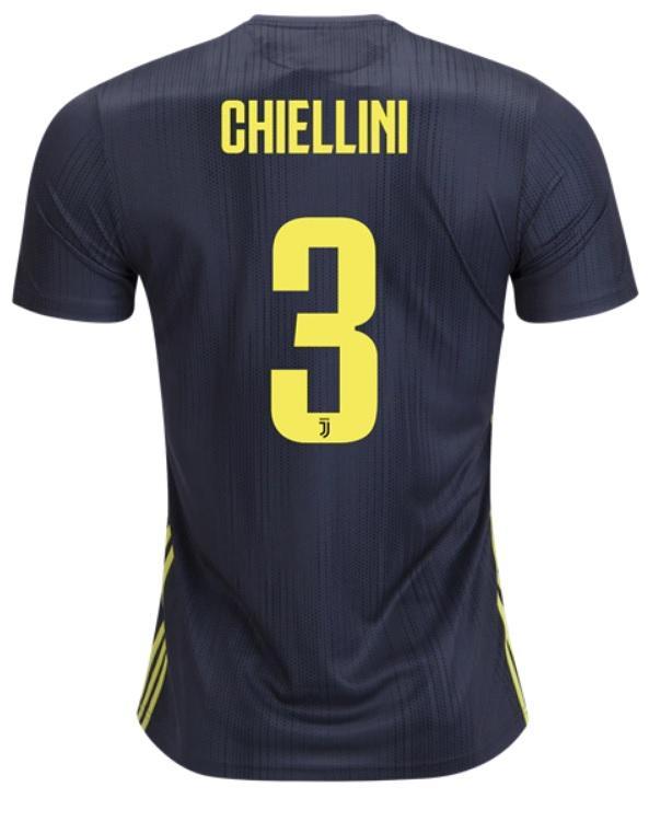 Soccer Jersey Club Chiellini Juventus 18/19 Third Jersey