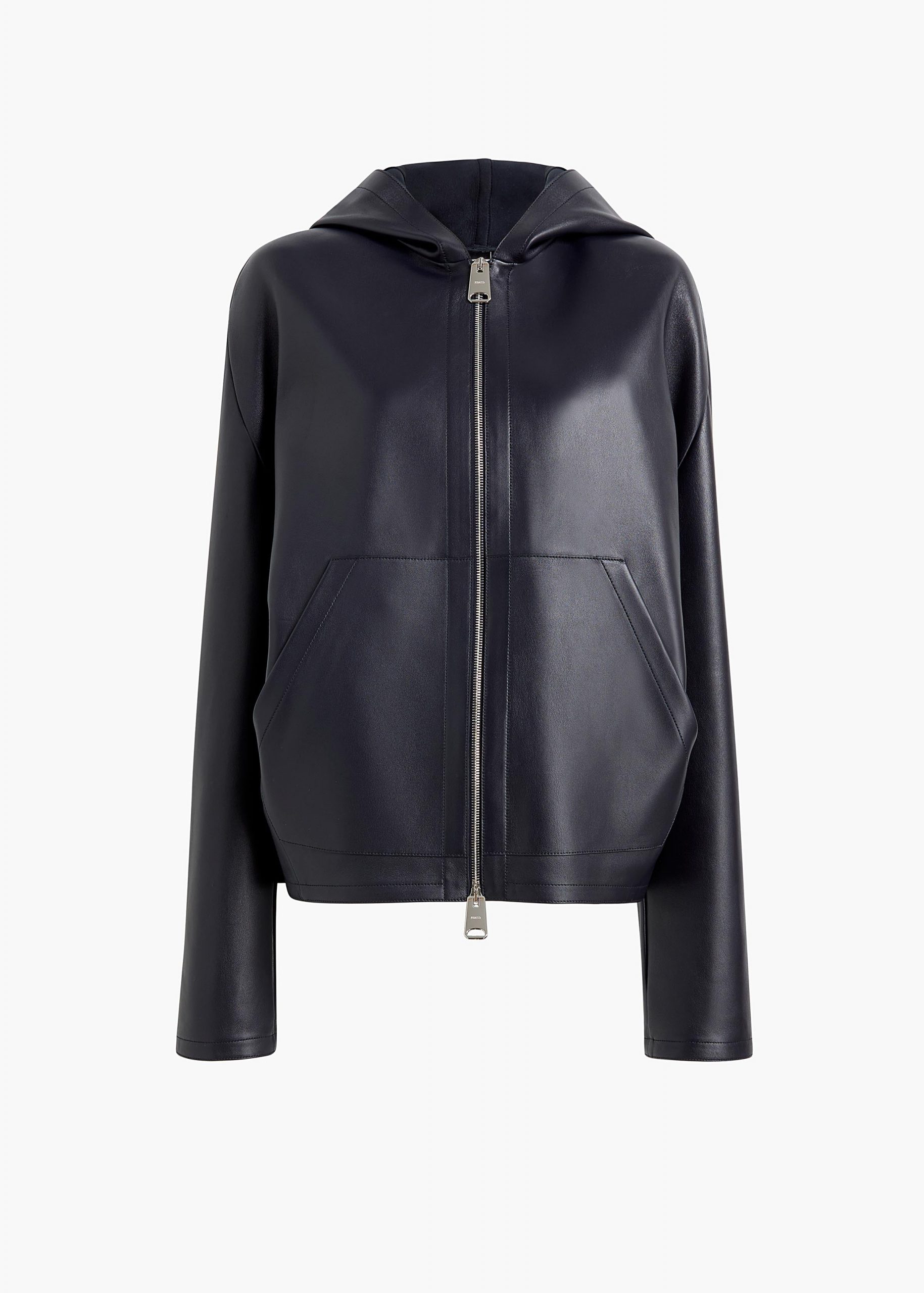 Khaite Darlo Jacket in Dark Navy Leather