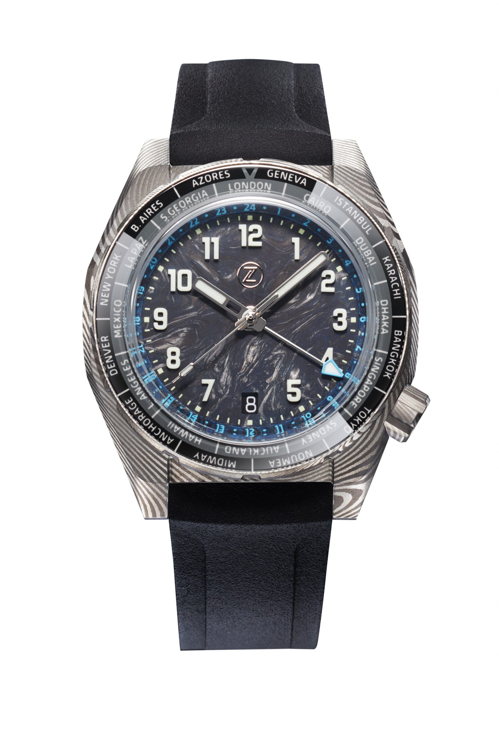 Zelos Thresher 41mm Damascus Limited Edition